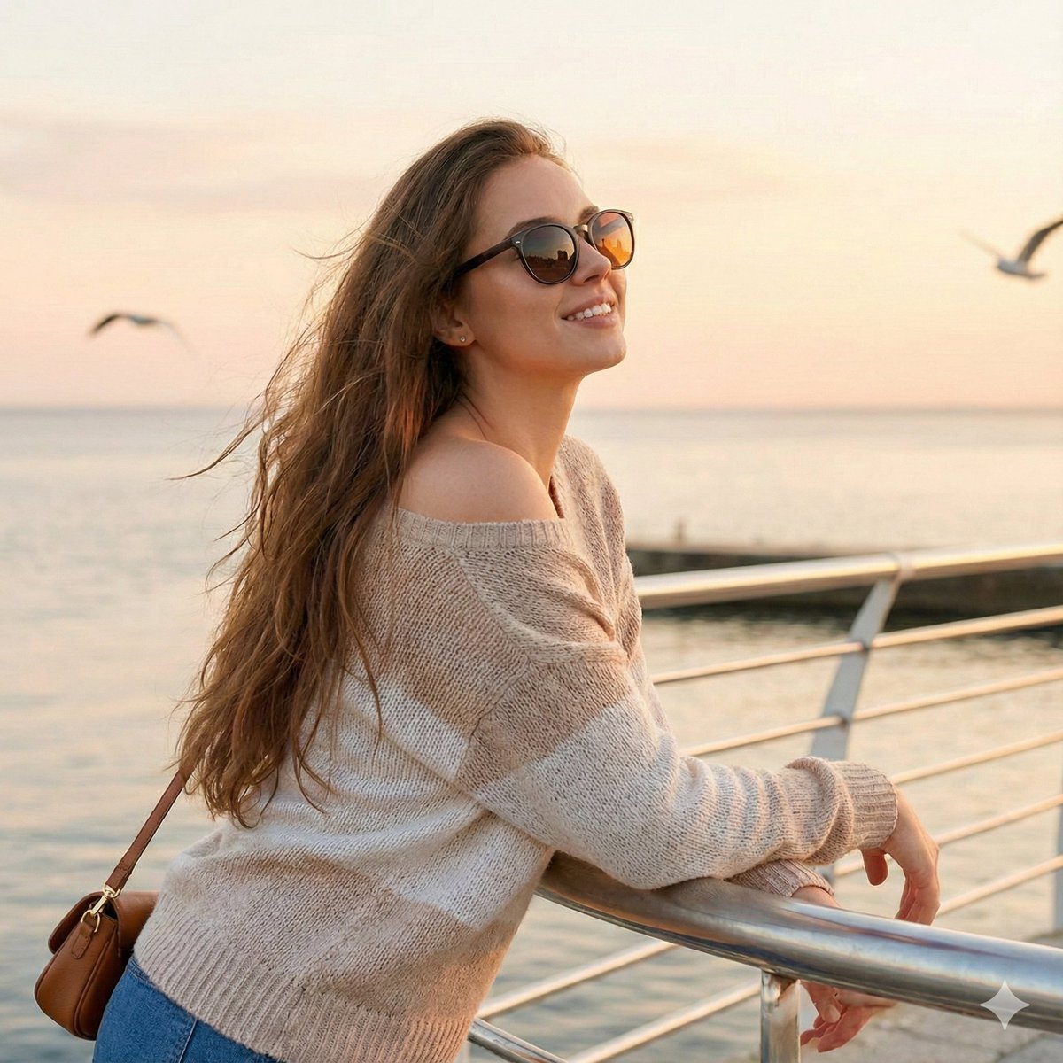 Sunset Coast Dreamy Portrait