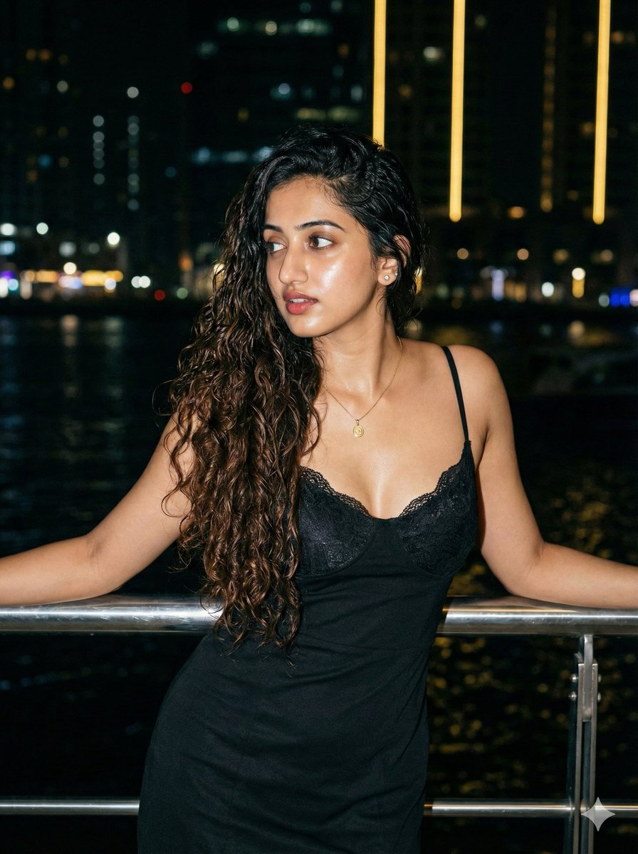 Nighttime Urban Photorealistic Portrait