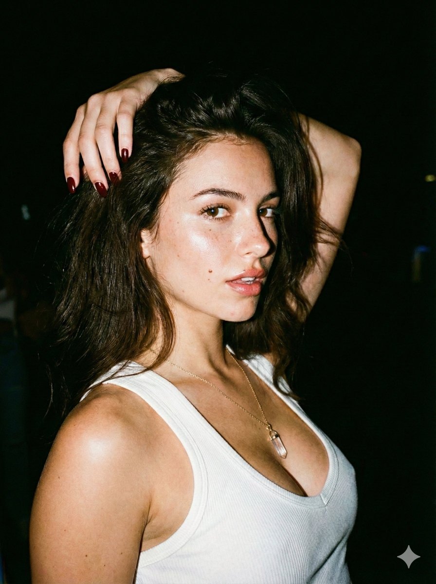 Night Flash Portrait Glamour
