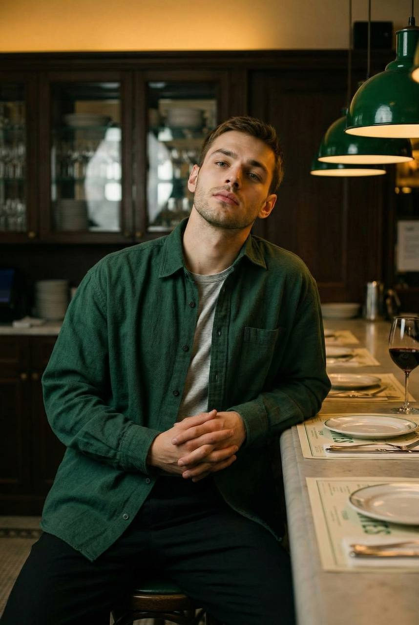 Cinematic Gentleman at the Bar