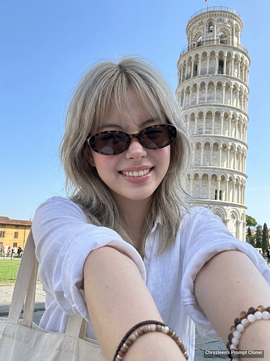 Pisa Wide-Angle Selfie