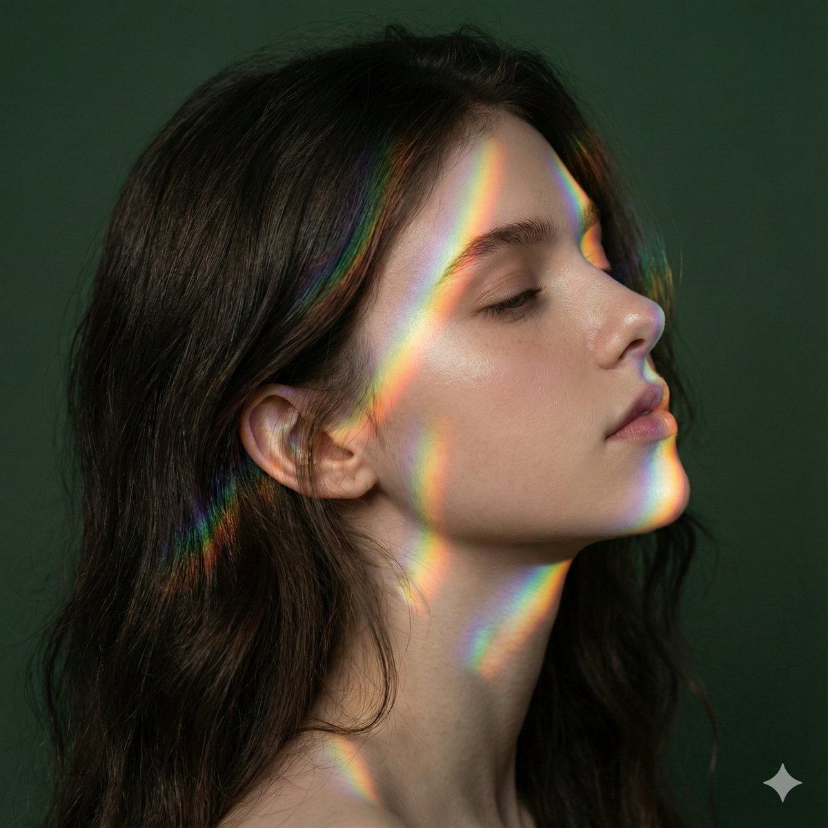 Rainbow Prism Portrait Dream