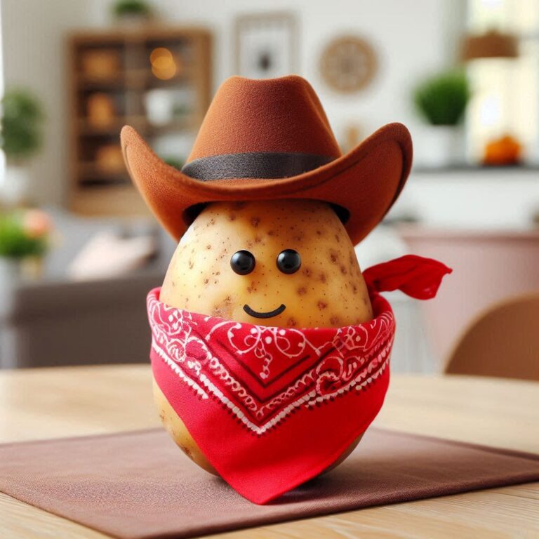 Cowboy Potato Table Display Photo
