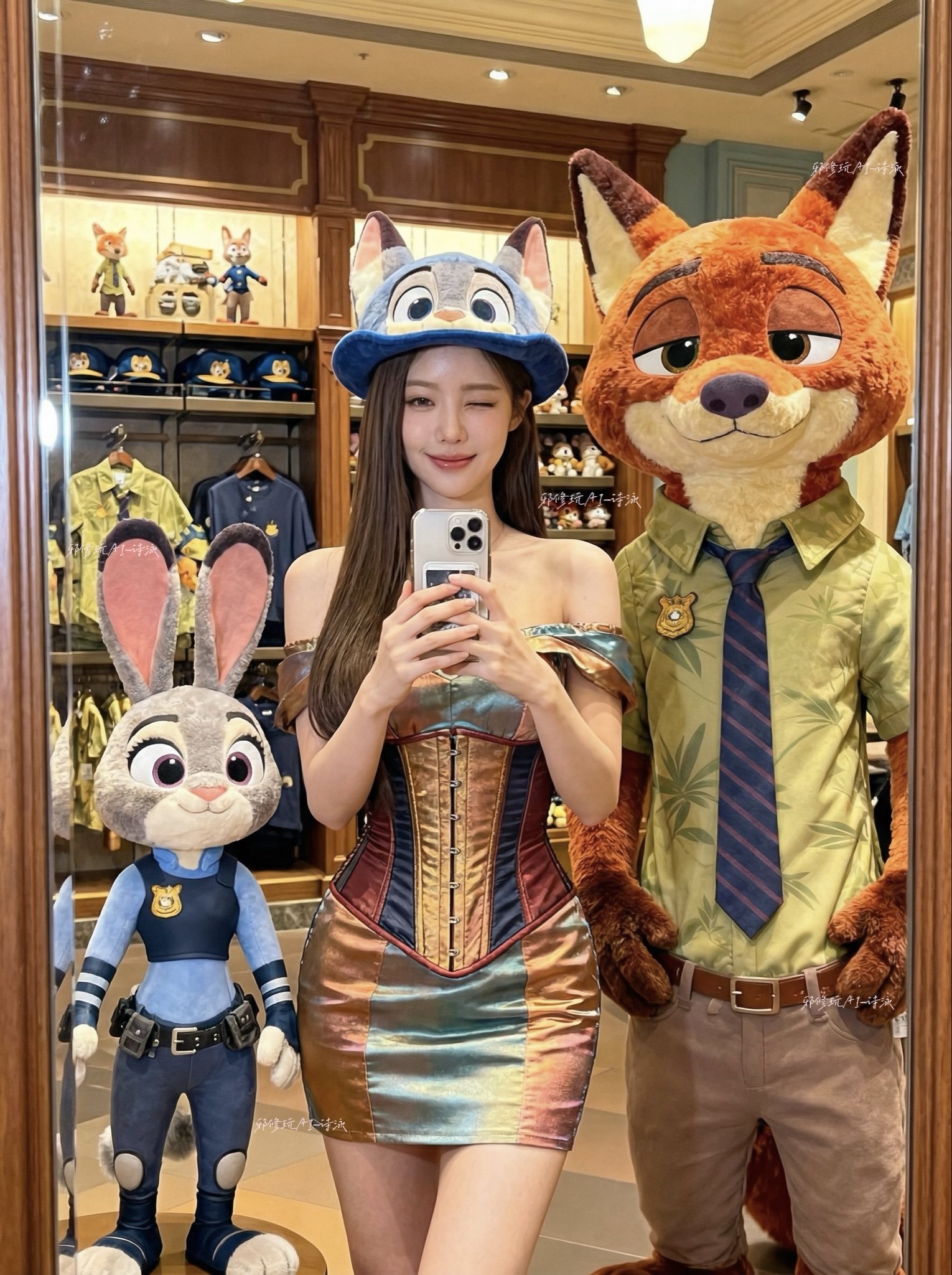 Cyber Judy Fan Selfie