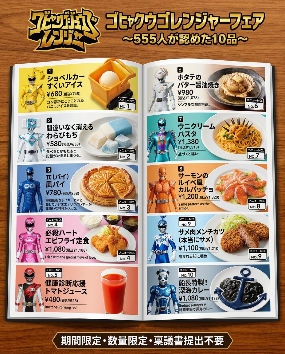 Cute Character Limited Menu Launch