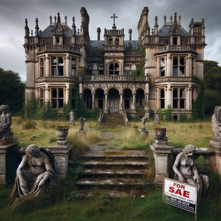 Abandoned English Manor for Sale – Countryside Estate