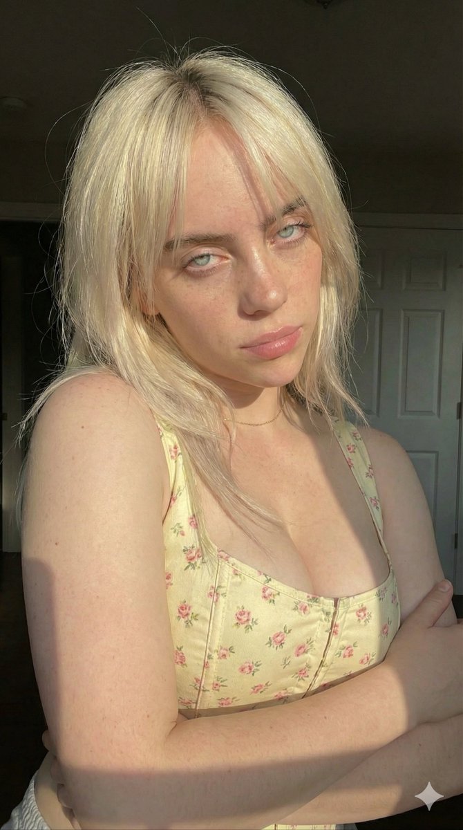Golden Hour Freckled Beauty Selfie