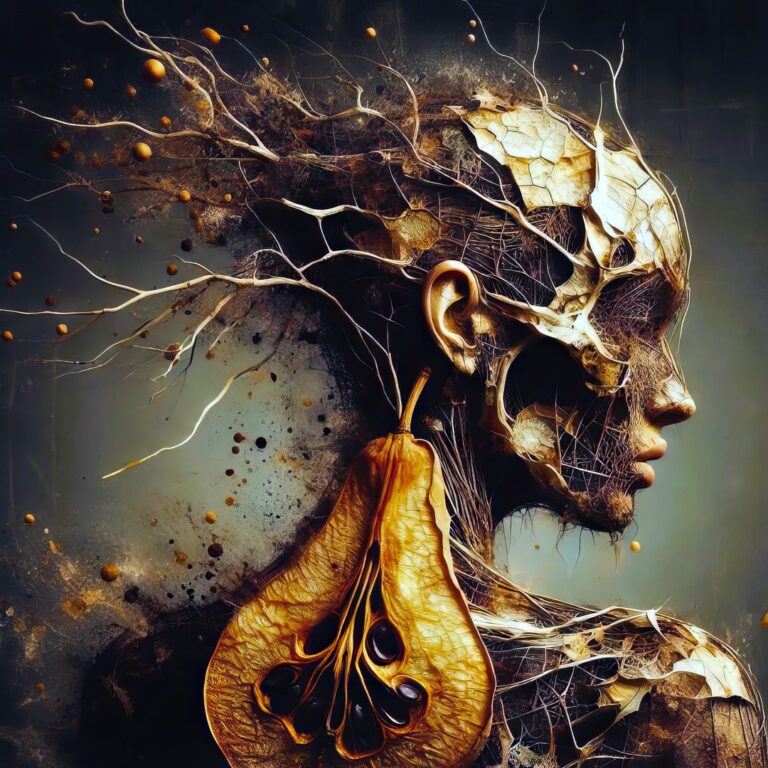 Grunge Cyberpunk: Woman as Decaying Pear
