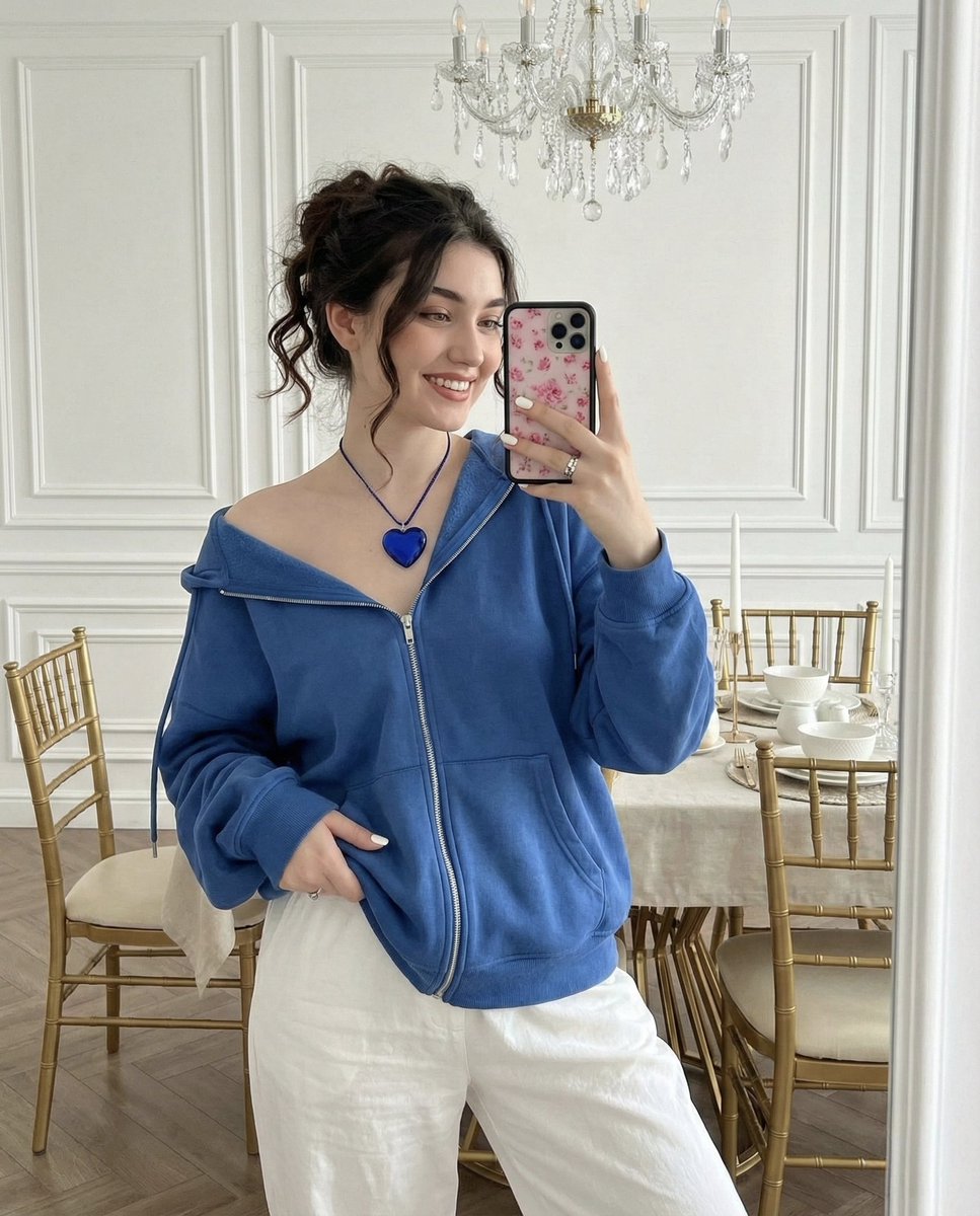 Elegant Mirror Selfie in Luxury Dining