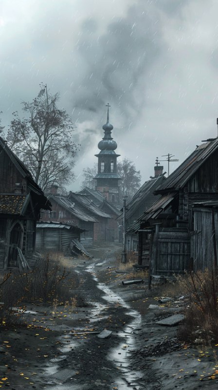 Desolate Forsaken Village – 8K Raw