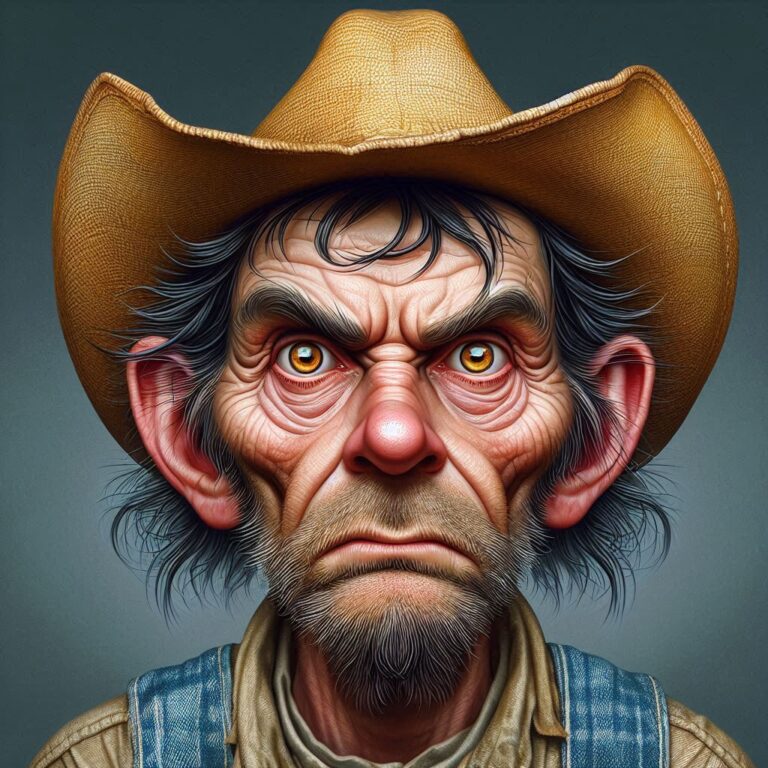 Create Photorealistic Caricature of Hillbilly