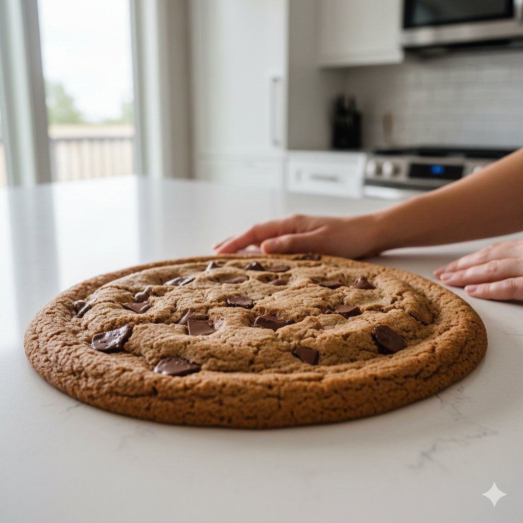 Giant Creative Cookie Baking