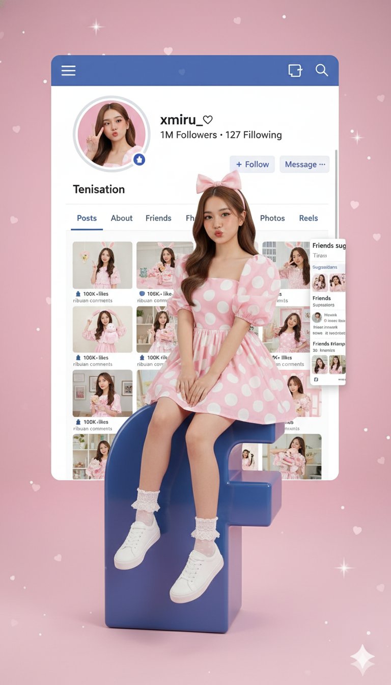 Facebook Baddie Dreamy Portrait