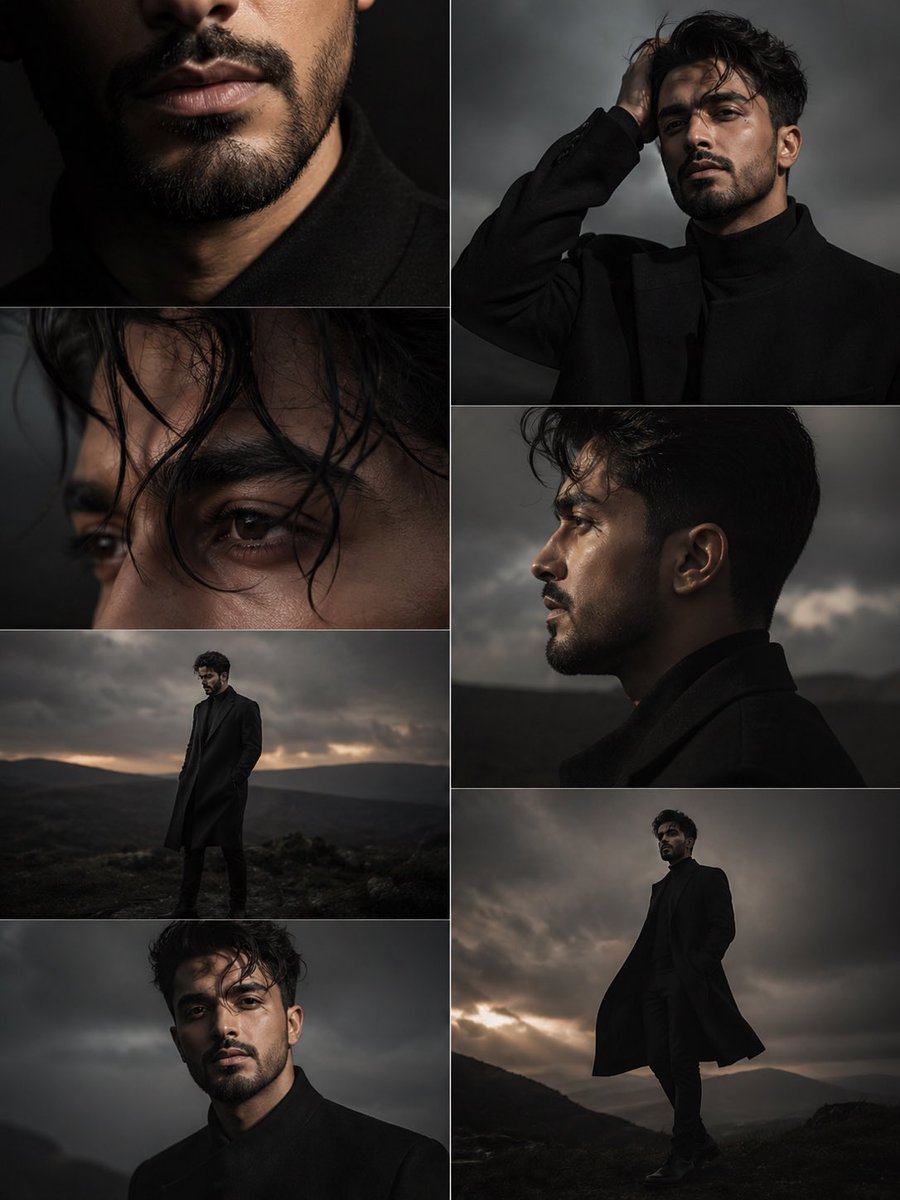 Cinematic Dark Moody Portrait Series