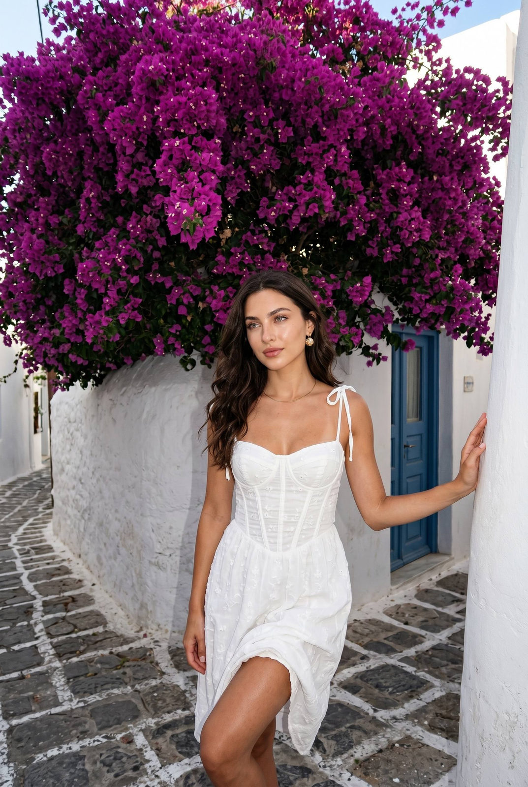 Greek Island Flash Portrait