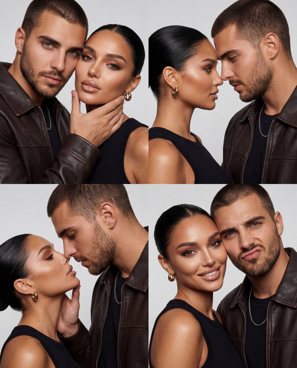 Cinematic Couple Photo Booth Collage