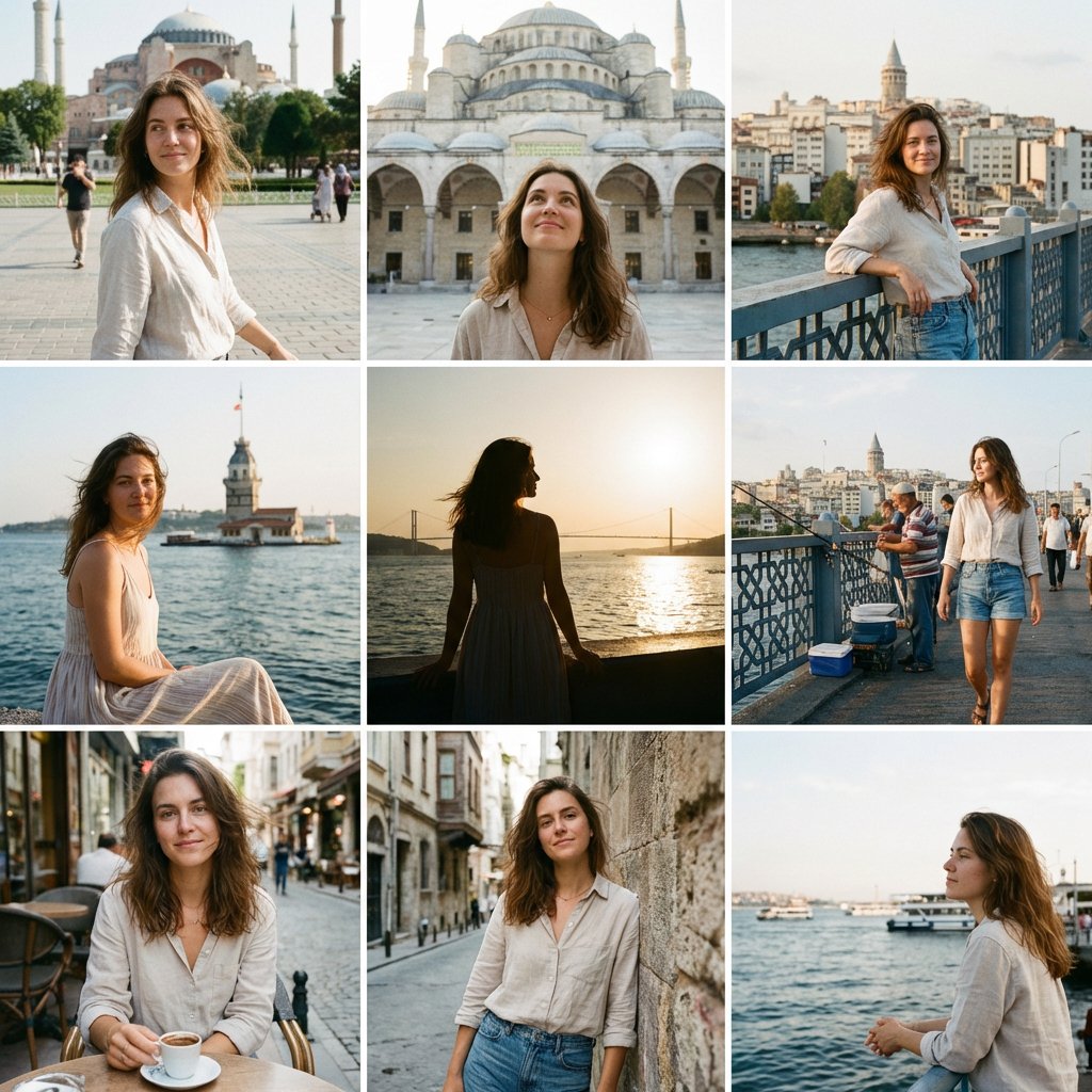 Istanbul Travel Grid Aesthetic