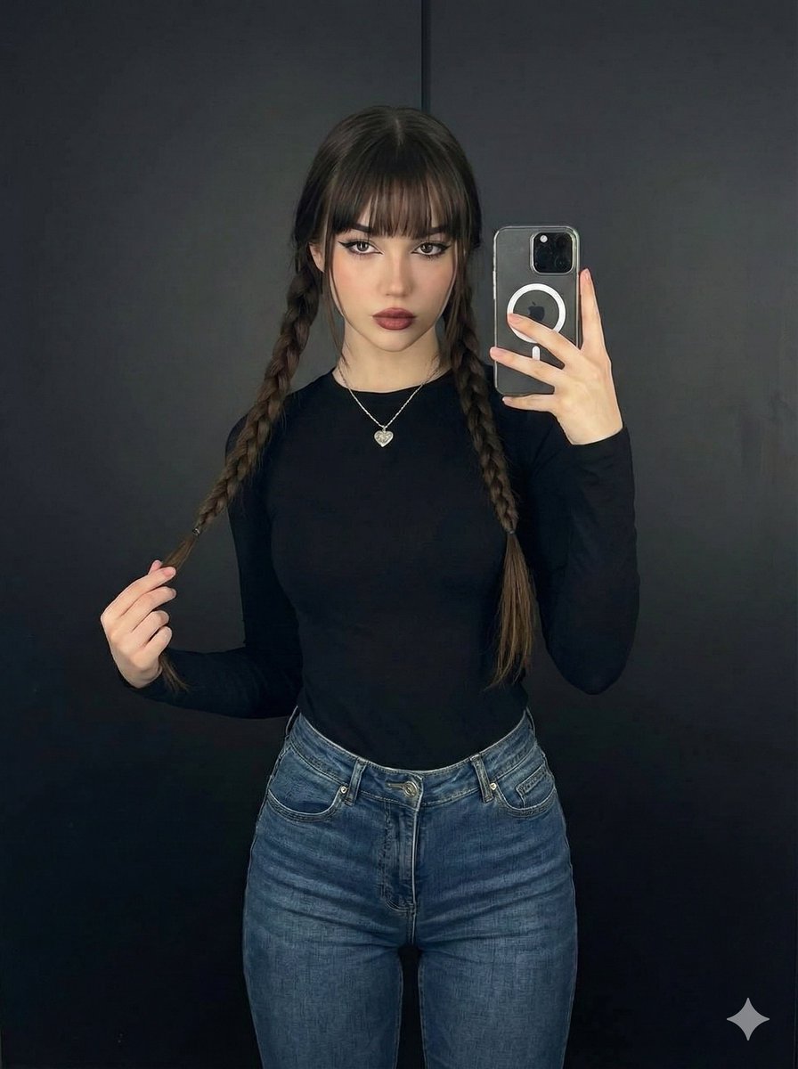 Dark Bold Selfie Portrait