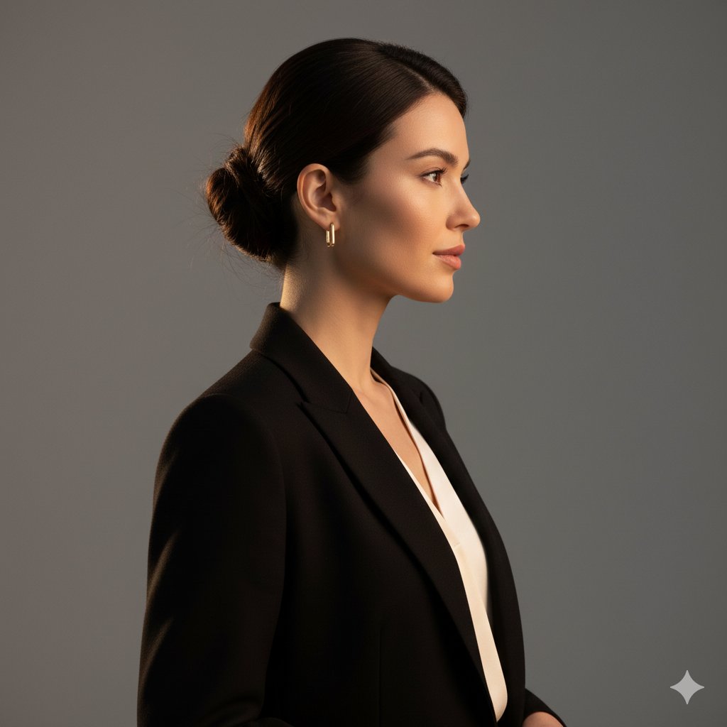 Elegant Side Profile Portrait