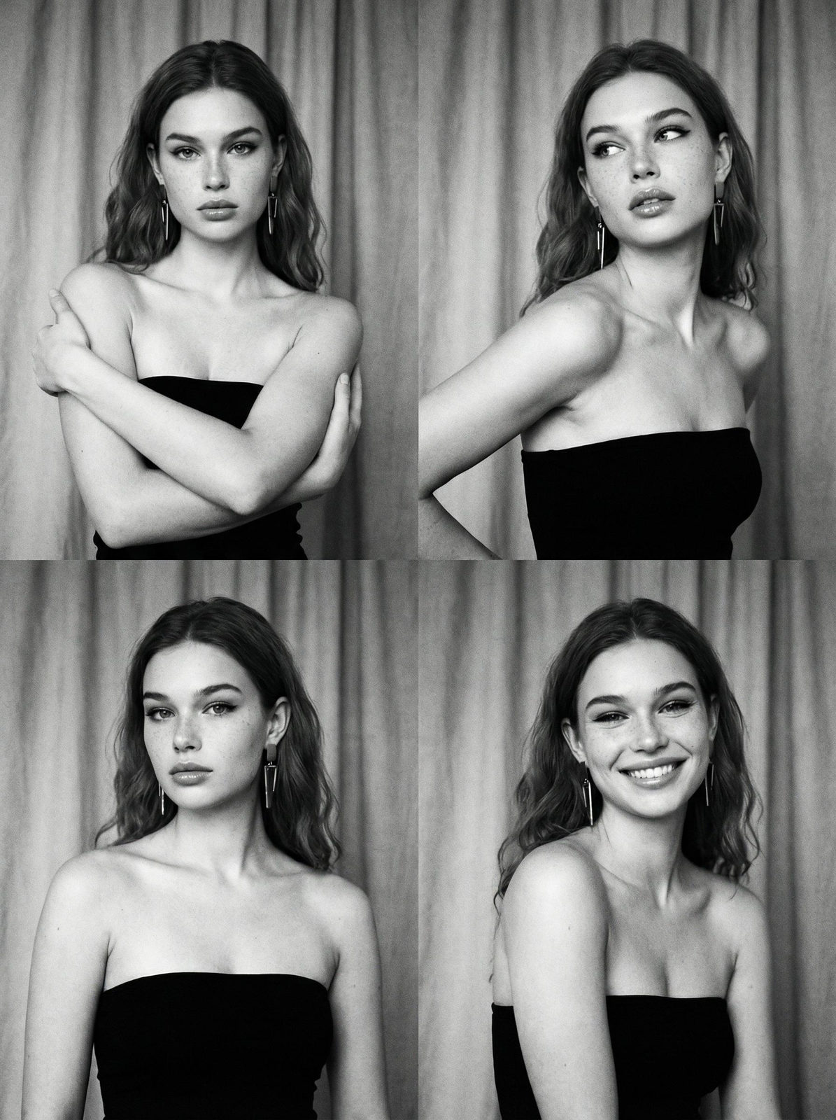 Monochrome Portrait Collage