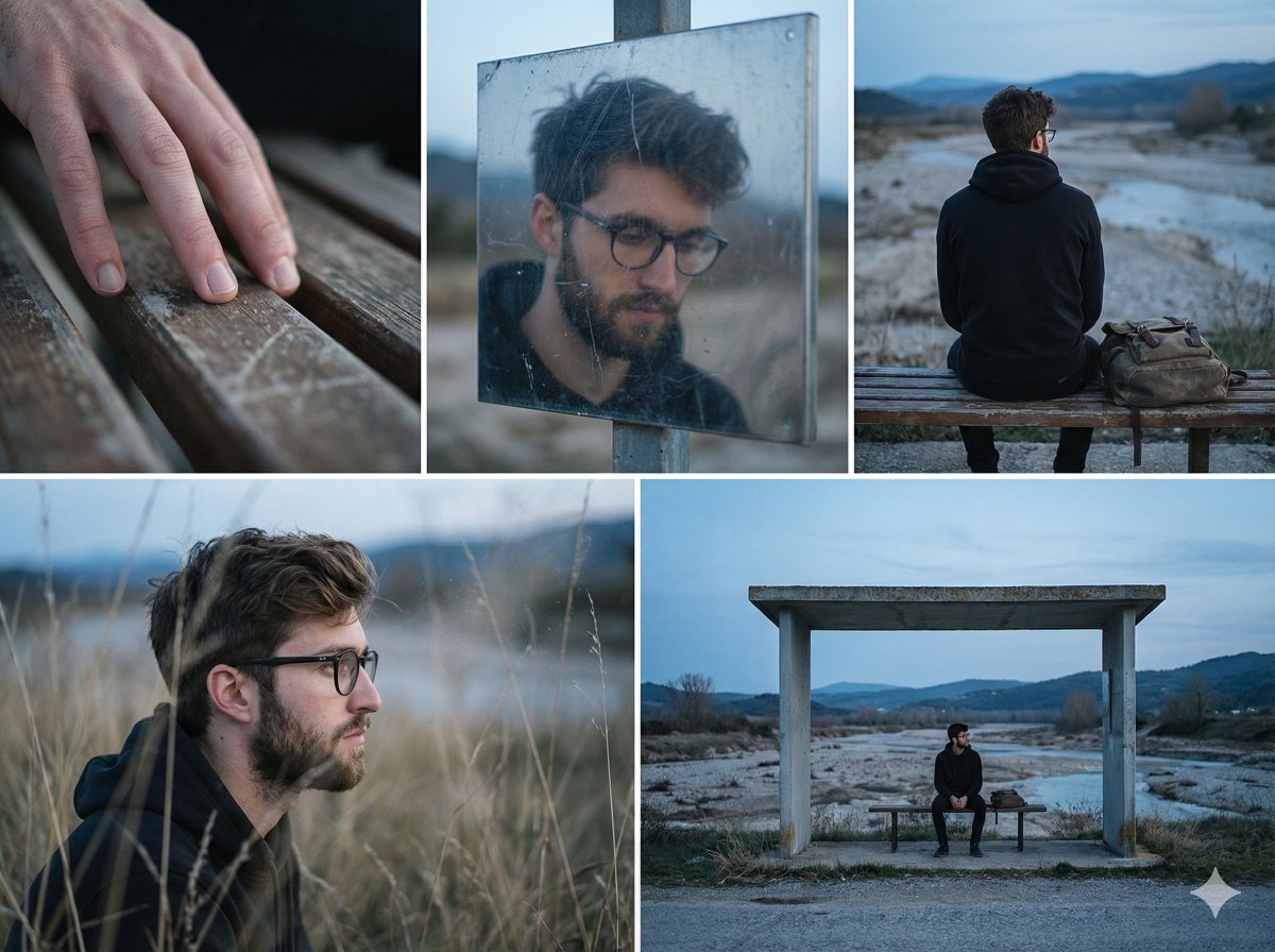 Quiet Memory At Abandoned Bus Stop