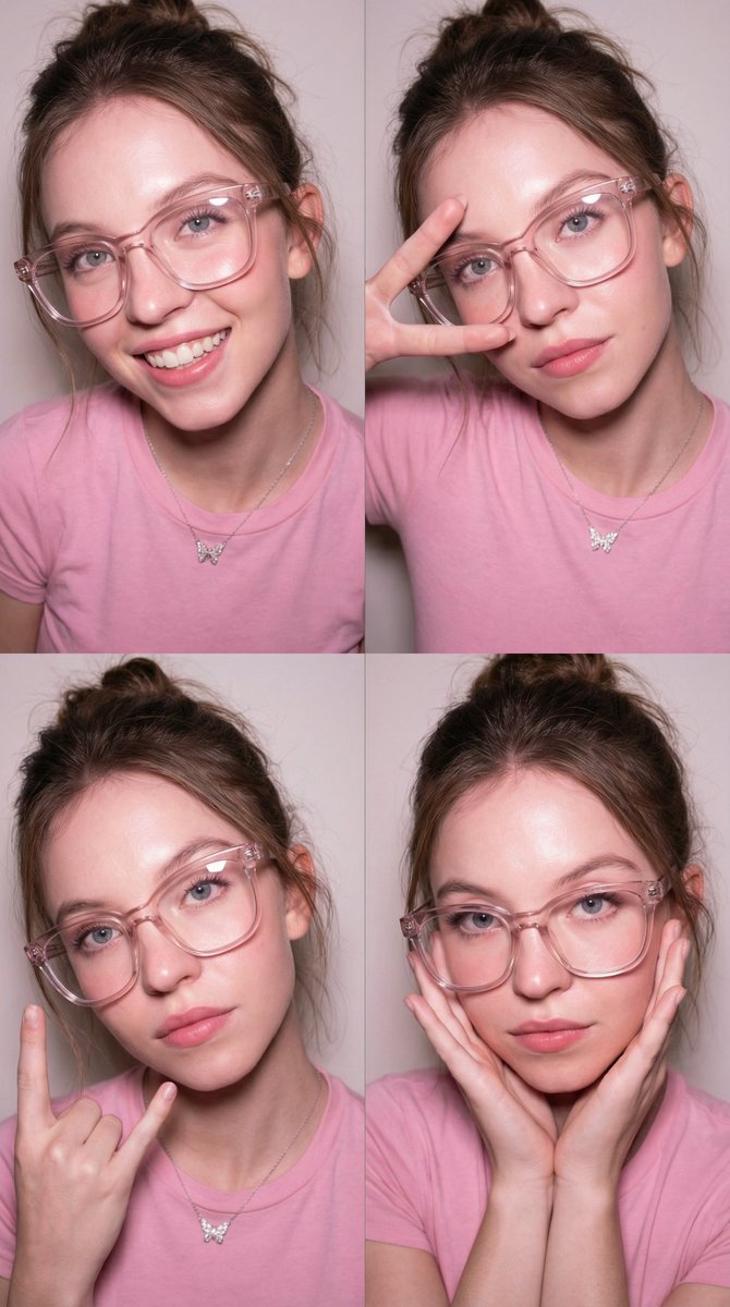 Four-Panel Portrait Collage Poses