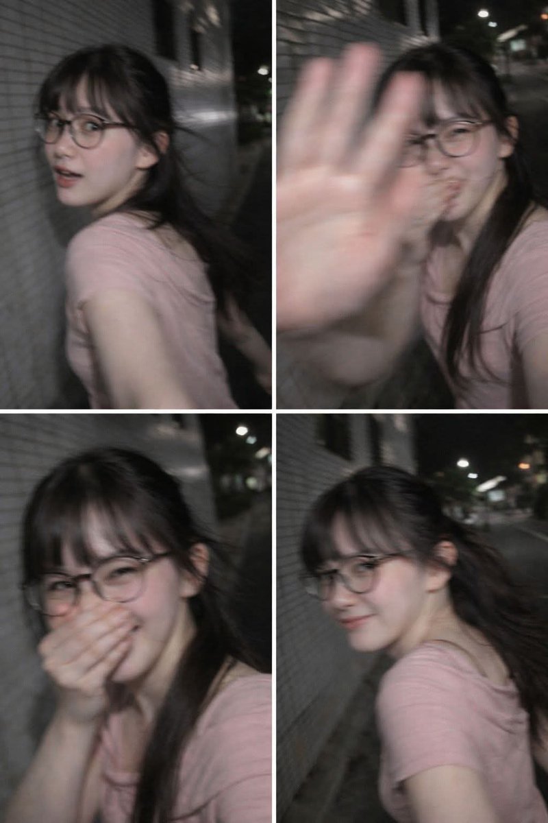 Tokyo Night Flash Candid Blur