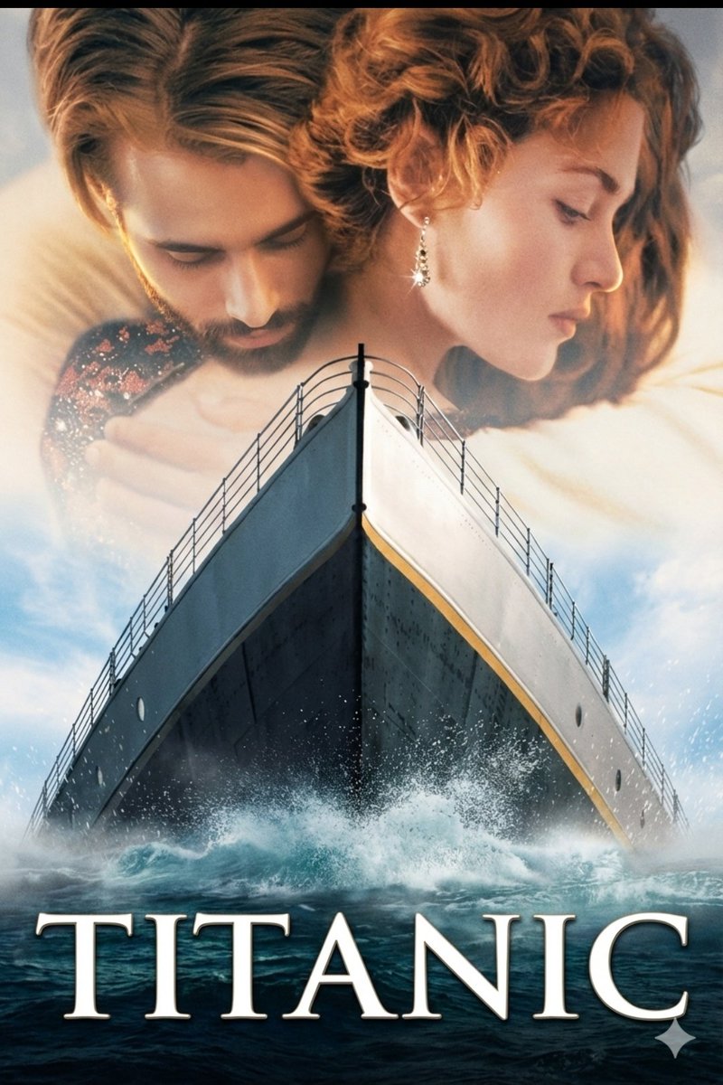 Titanic Vintage Cinematic Poster