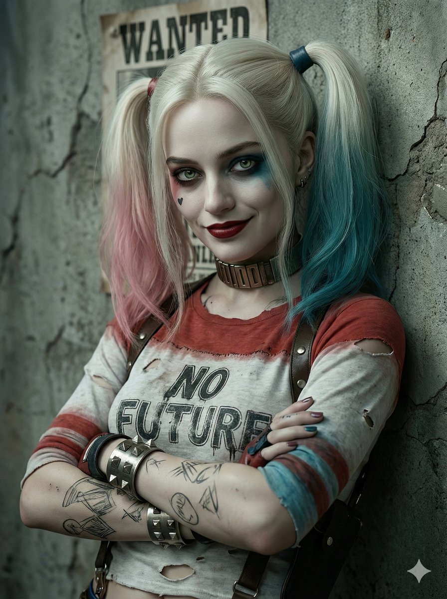 Rebellious Punk Girl Portrait