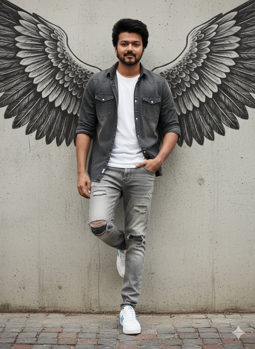 Urban Angel Wings Portrait