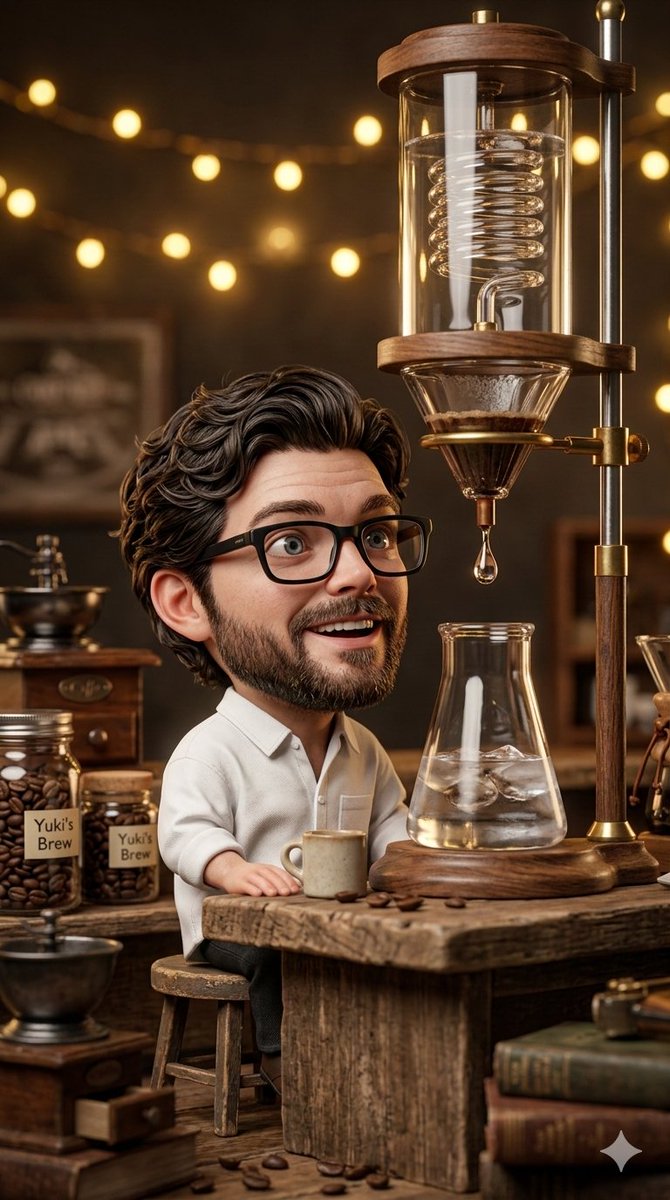 Miniature Coffee Diorama