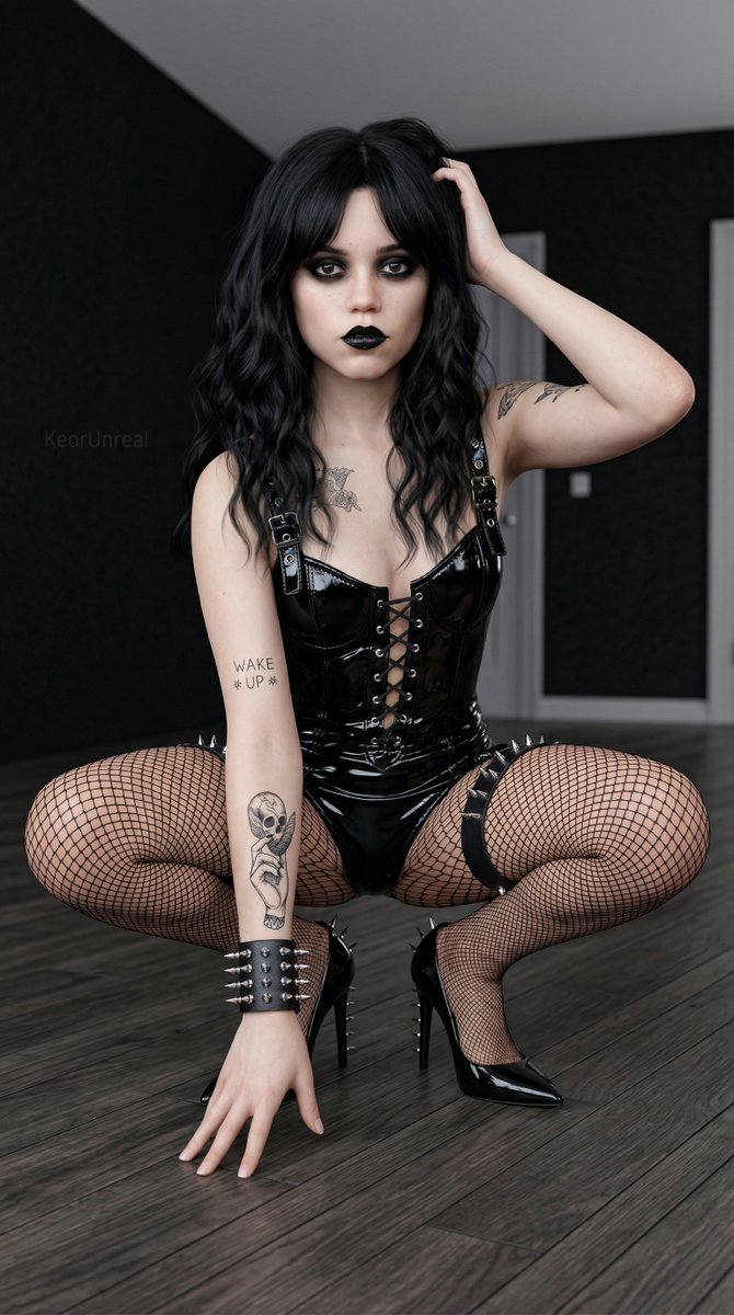 Ana de Armas Gothic Style Portrait