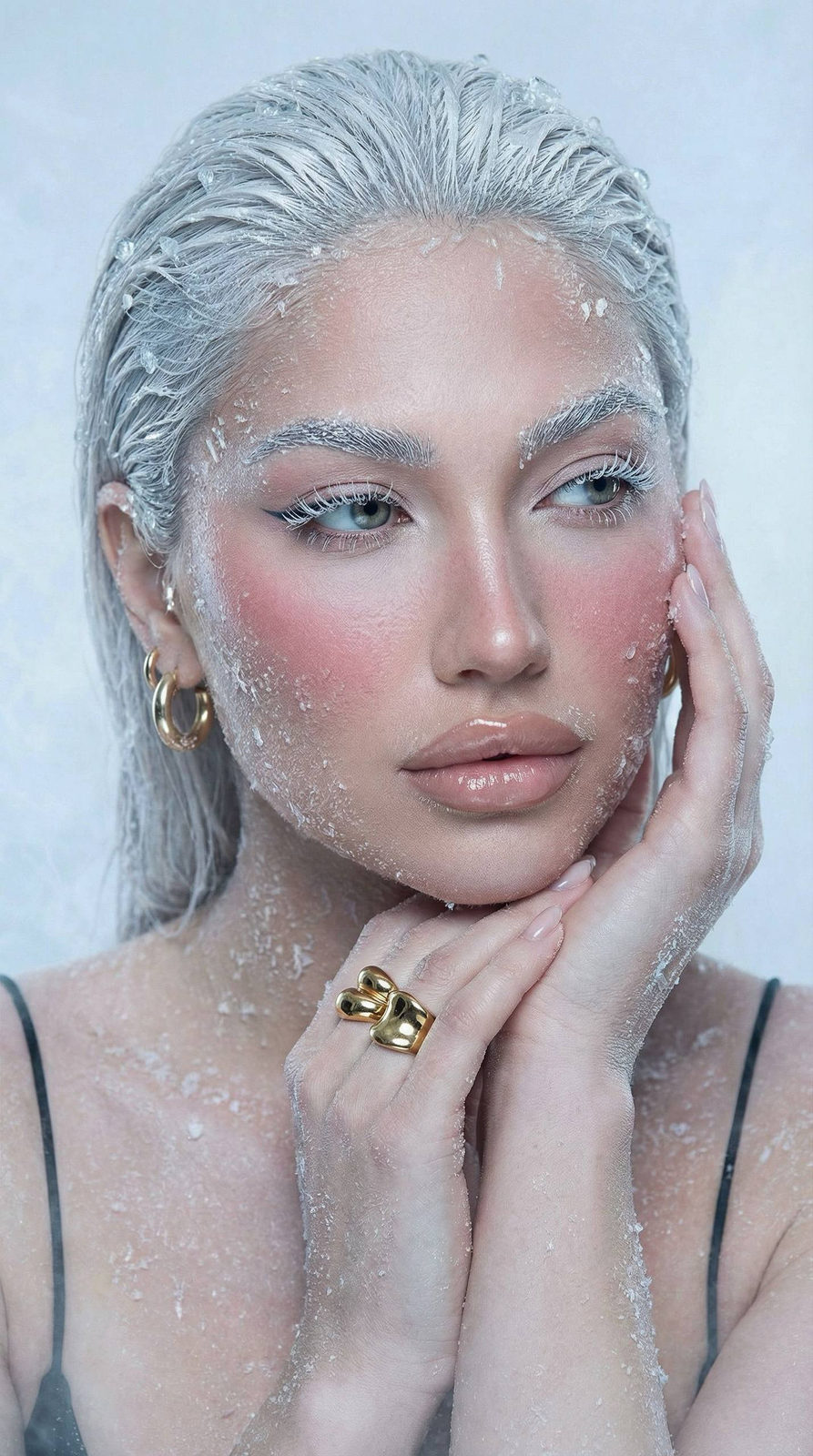 Frost Muse Icy Beauty Portrait