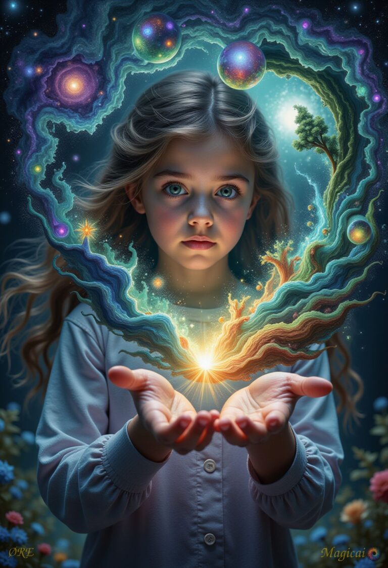 Light-Catcher Cosmic Tender Girl Art