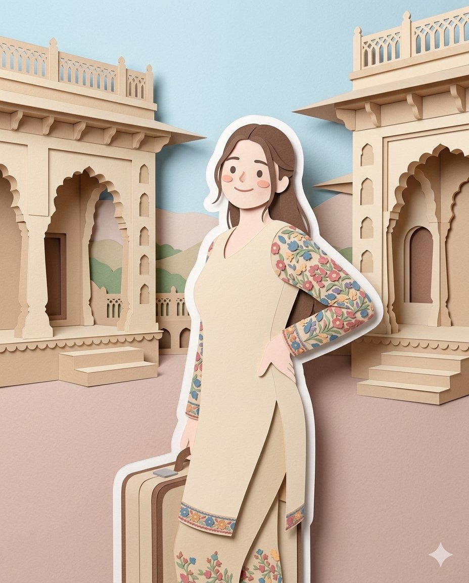 Soft Pastel Paper Cut Diorama Art