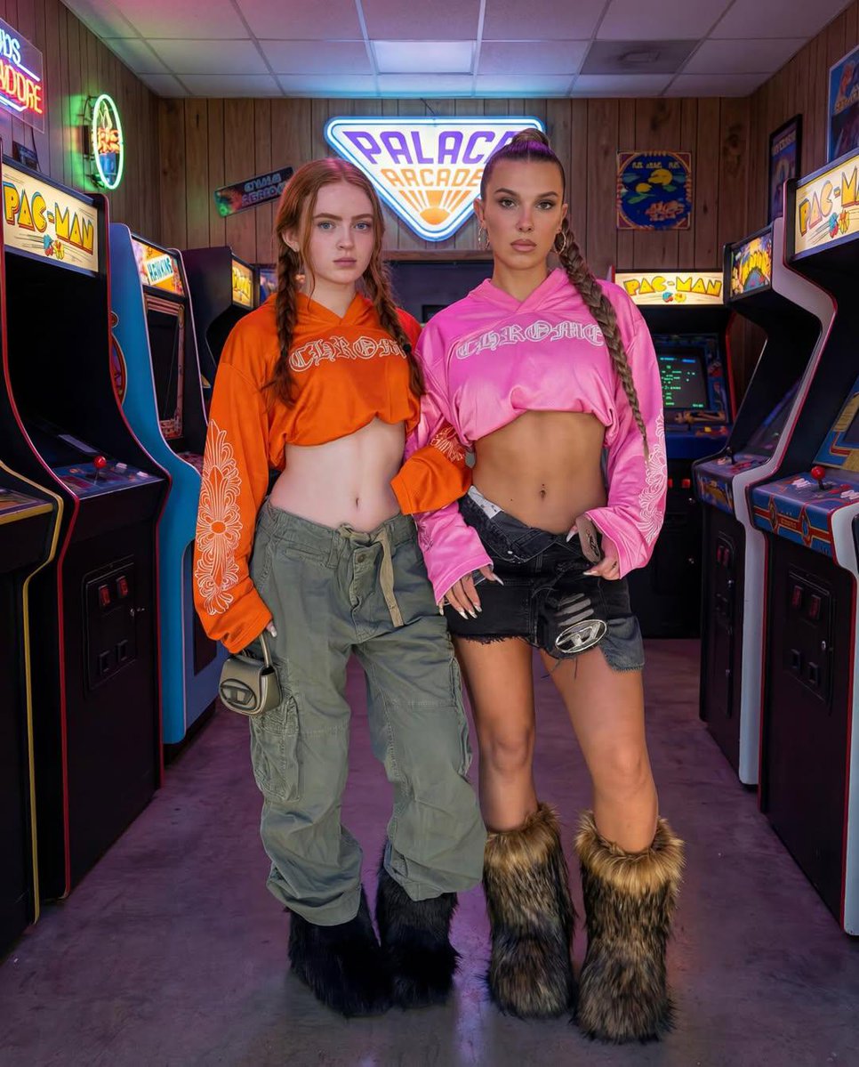 Retro Arcade Y2K Fashion Shoot