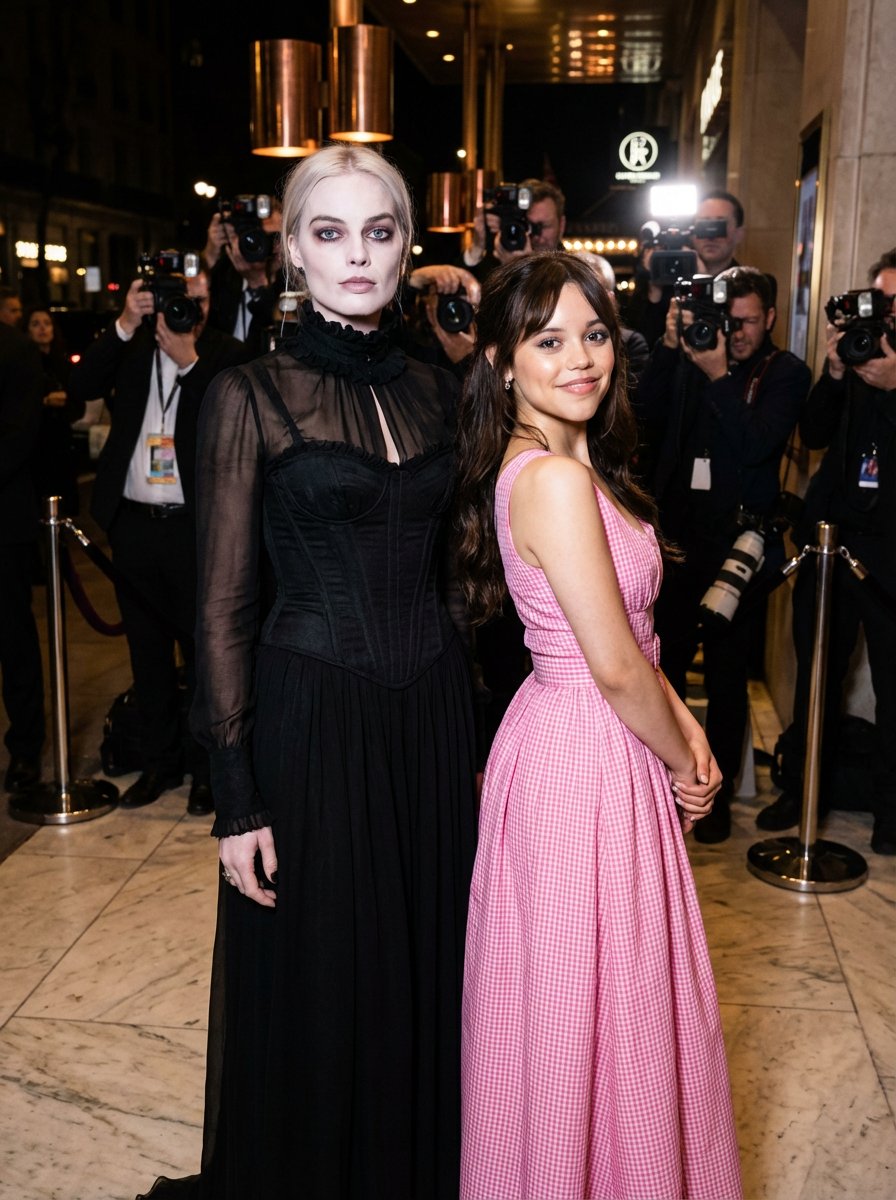 Gothic vs Glamour Red Carpet Duel