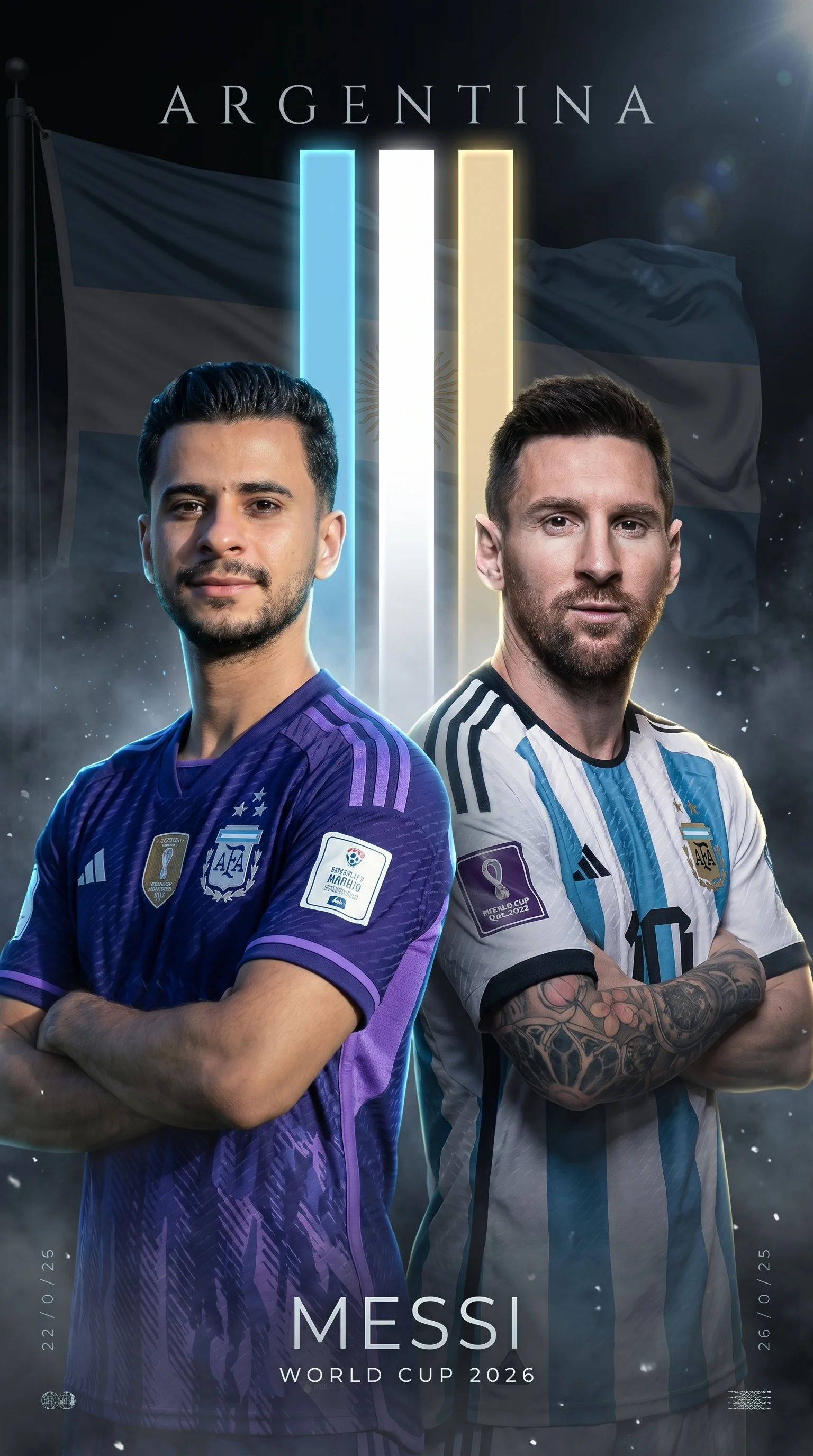 Messi 2026 World Cup Poster