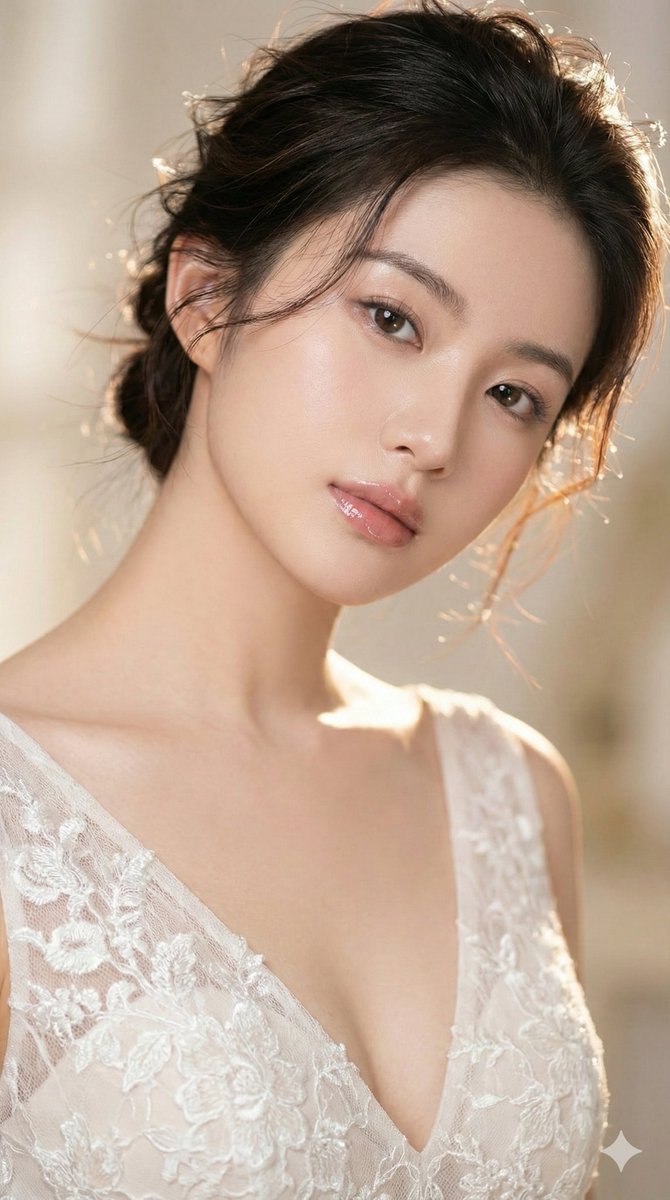 Ethereal High Fashion Portrait in Pastel Light