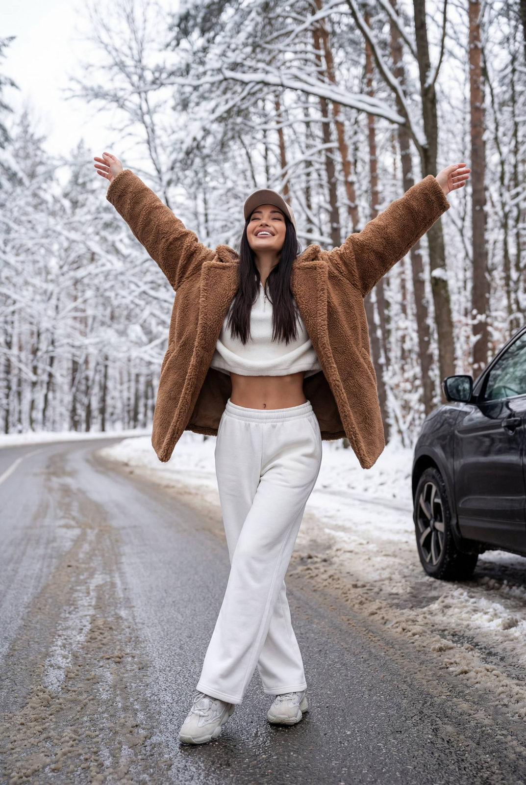 Winter Joy Teddy Coat Style