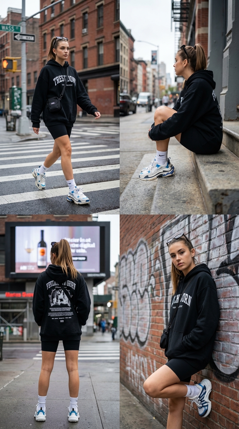 Streetwear Queen Collage