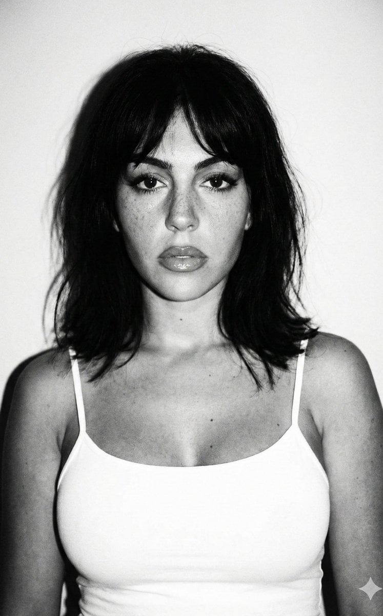Georgina Grunge Flash Portrait