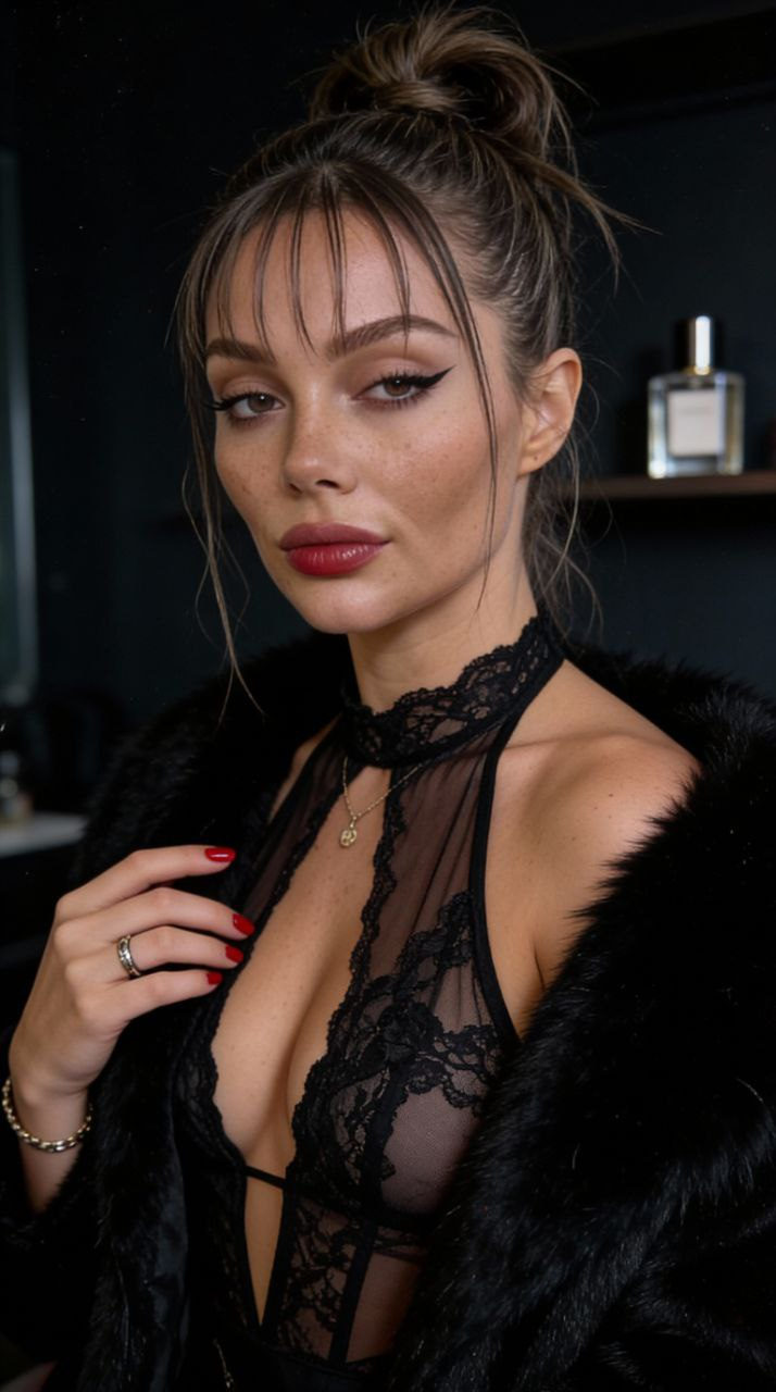 Succubus Chic Dark Fashion Portrait