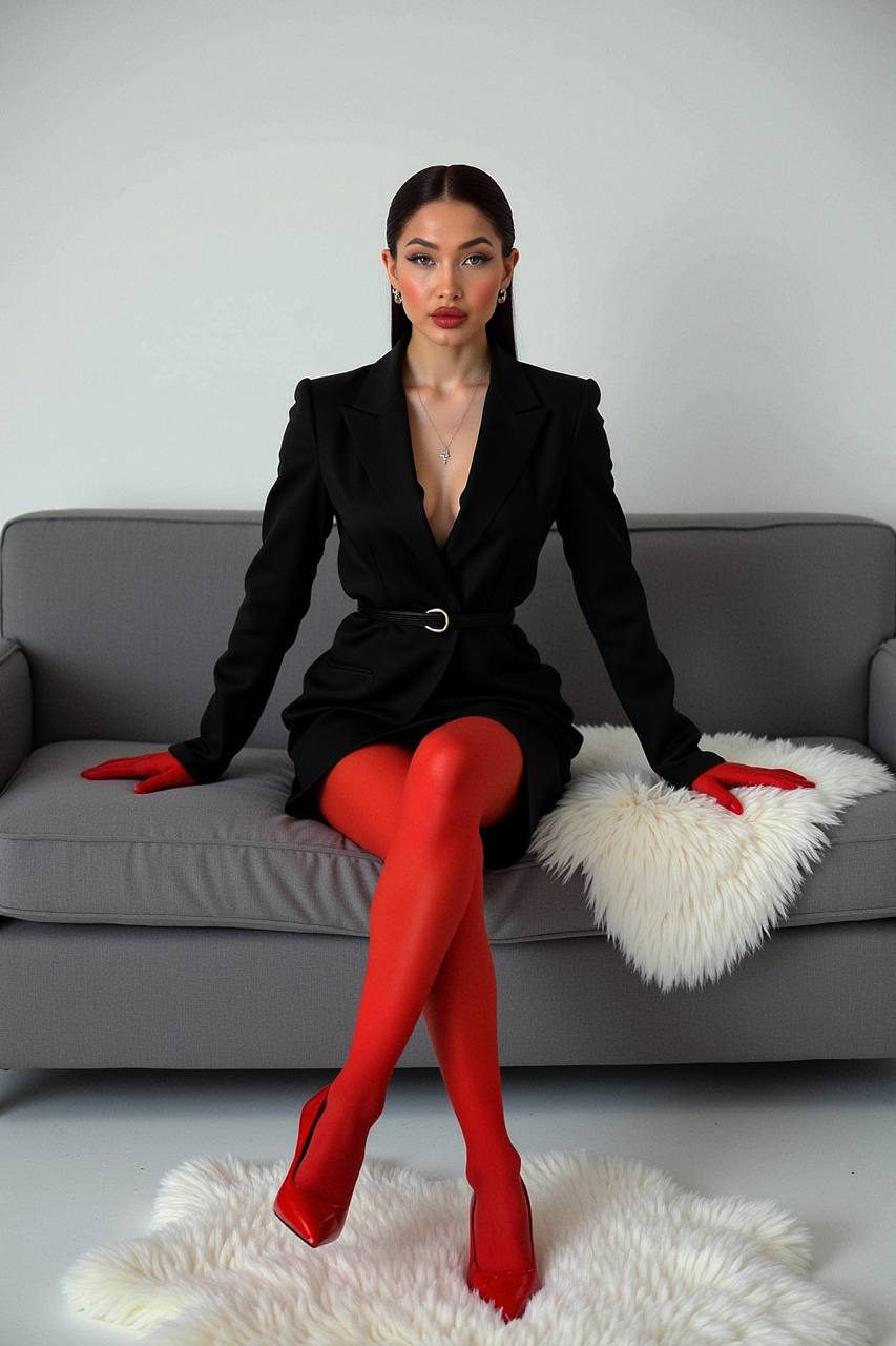 Crimson Power Fashion Editorial