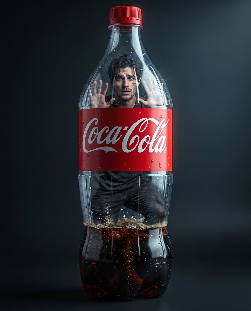 Trapped Inside Giant Coca-Cola Bottle