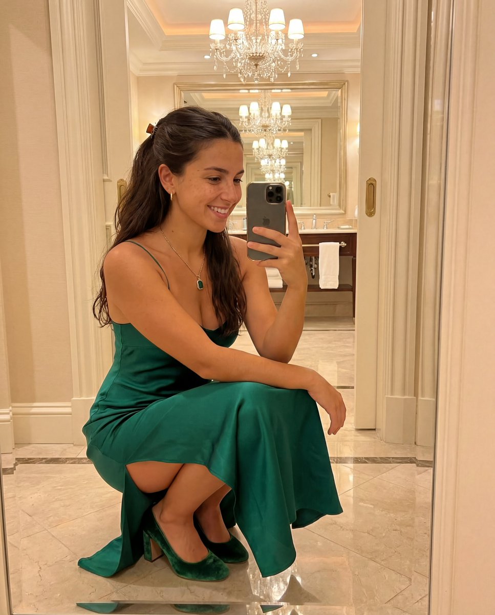 Elegant Mirror Selfie