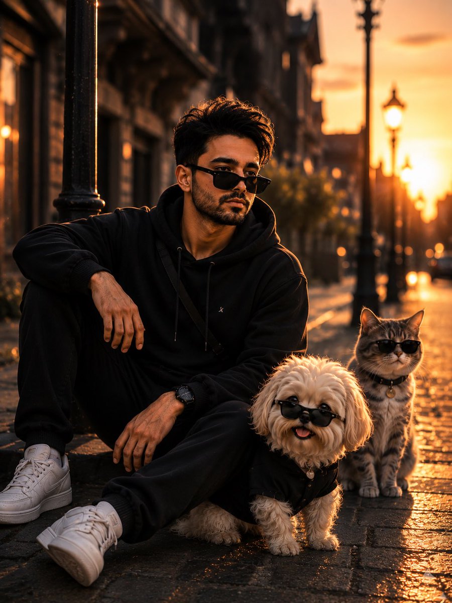 Cinematic Golden Hour Street Detective Photography