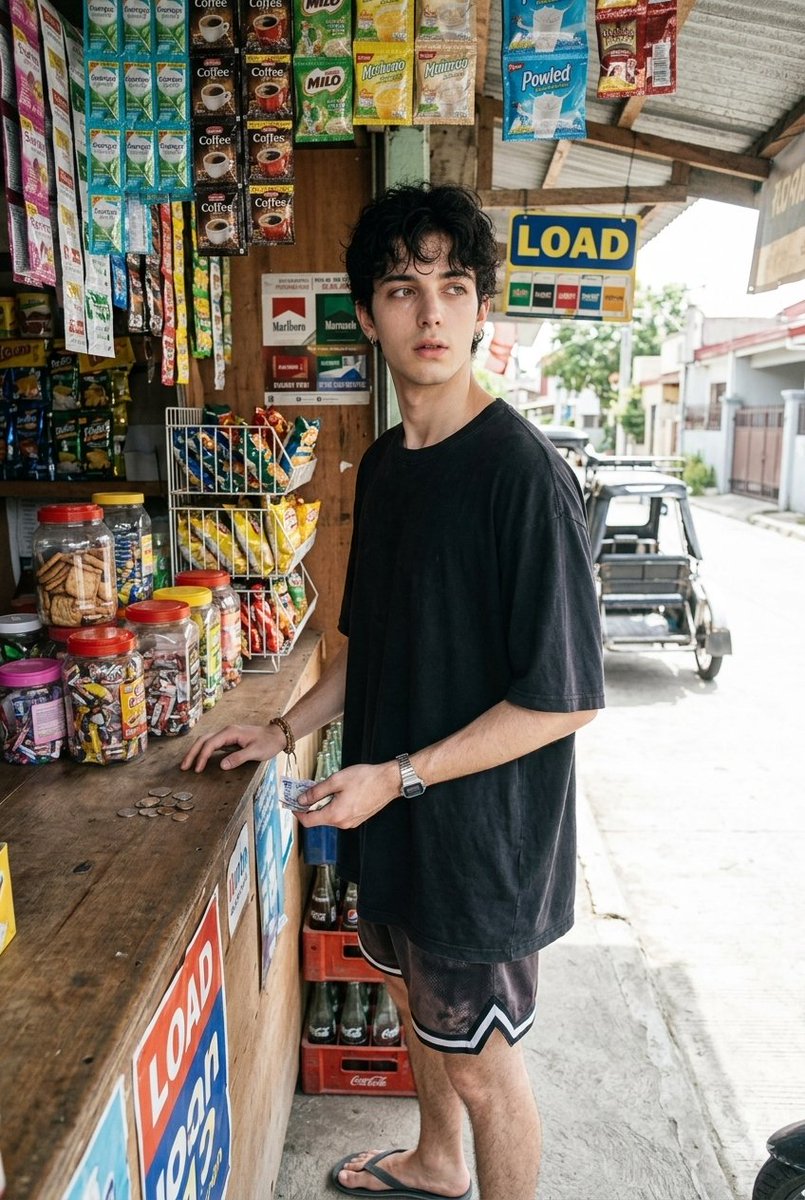 Filipino Street Candid Moment