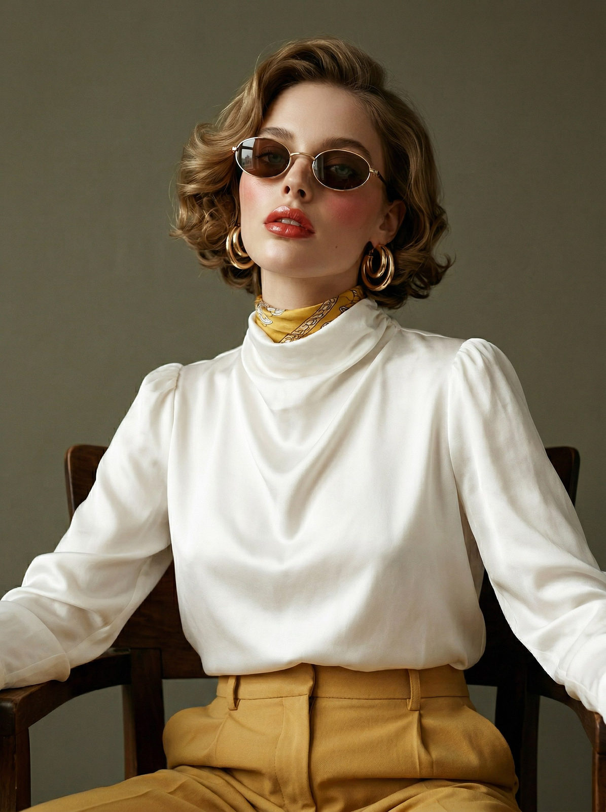 Vintage Fashion Editorial Portrait