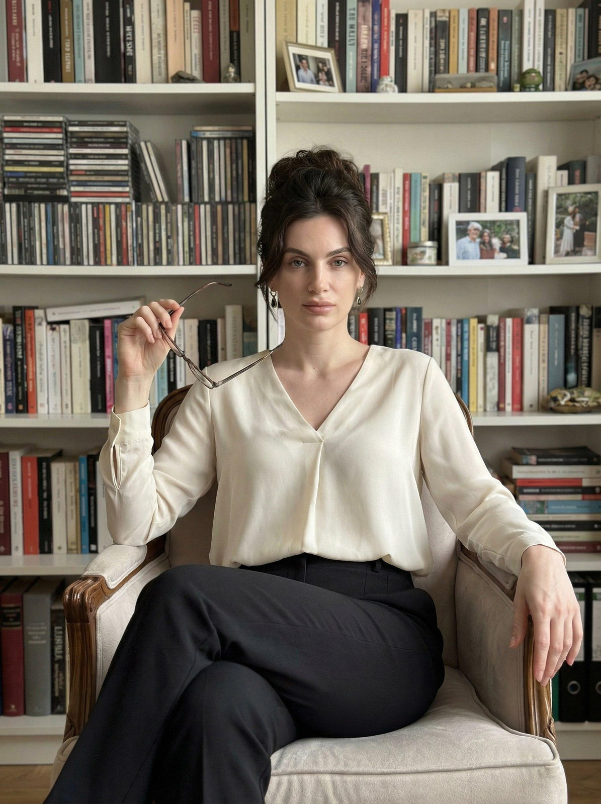 Confident Businesswoman Office Portrait